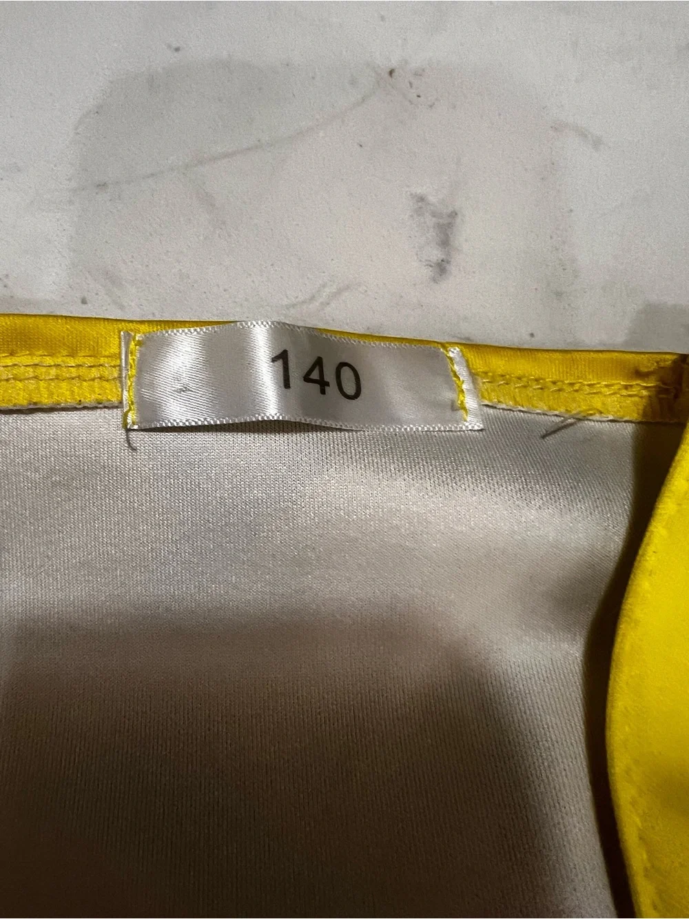 Cowprint Sheriff-Inspired Dress in Yellow, Blue & White - Picture 14 of 14